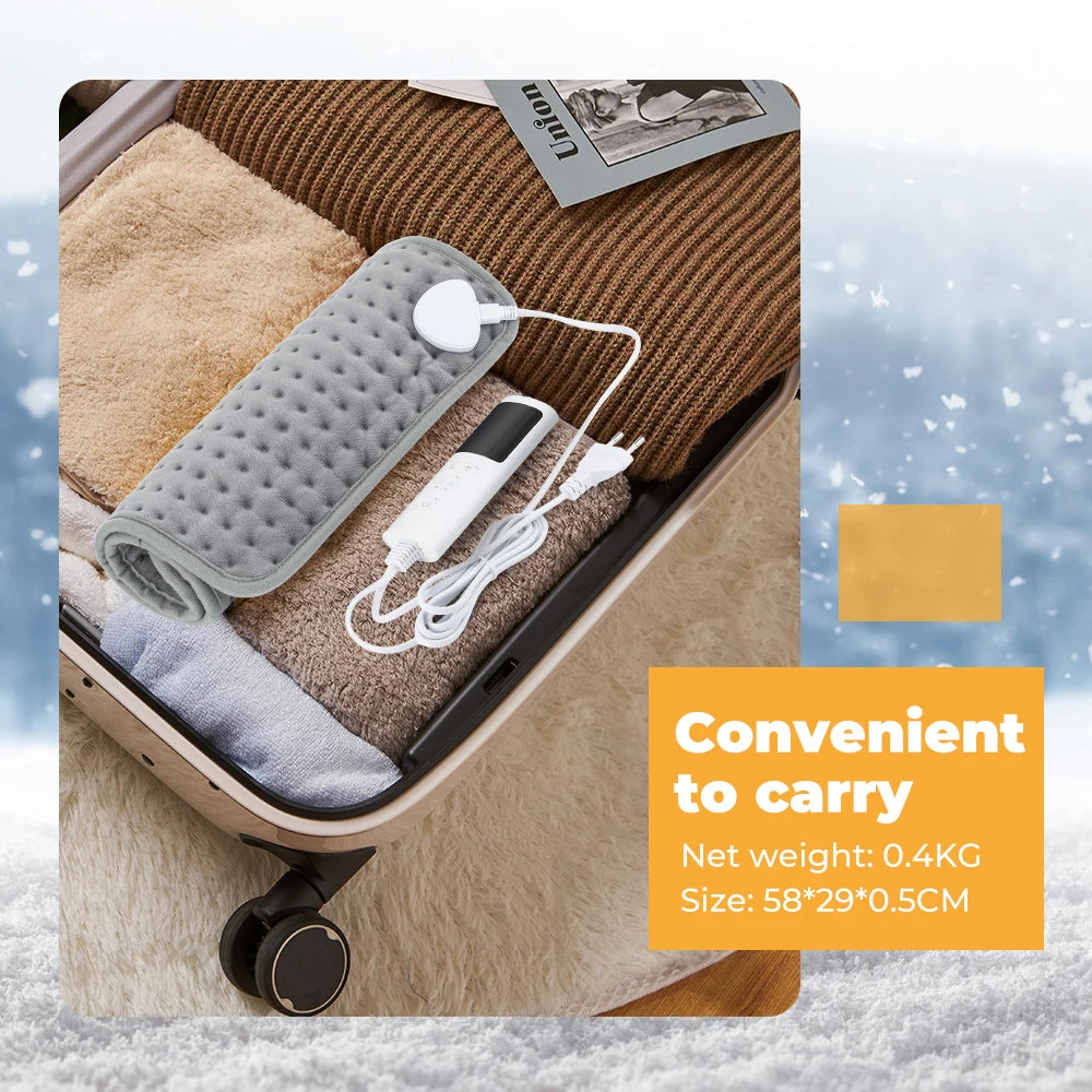 58x29CM Electric Heated Blanket Pad – Thermal Warming Mat for Sofa, Bed, and Winter Home Use &nbsp;