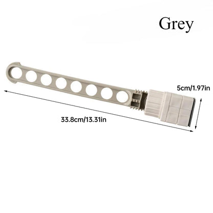 Wall-Mounted Clothes Drying Rack for Balcony & Bathroom – 8-Hole Space-Saving Indoor Laundry Hanger