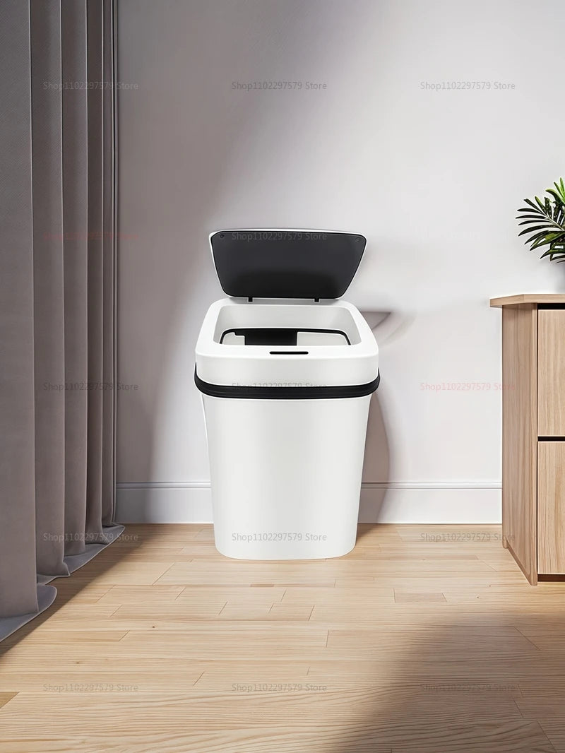 13L Smart Automatic Trash Can – Waterproof Touchless Sensor Waste Bin for Kitchen, Bathroom, Bedroom &amp; Living Room