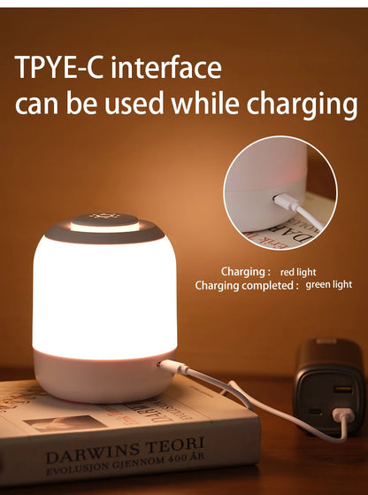 Portable USB LED Touch Sensor Night Lamp – Table and Bedside Lamp for Bedroom, Kids, and Gifts &nbsp;