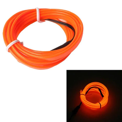 Flexible EL Neon LED Strip Light – USB Powered Car Interior Ambient Lamp (1M/2M/3M/5M)
