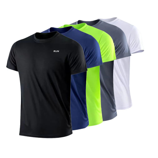 Lightweight Men's Moisture-Wicking Athletic T-Shirt – Quick Dry Short Sleeve Sportswear for Gym, Running & Training
