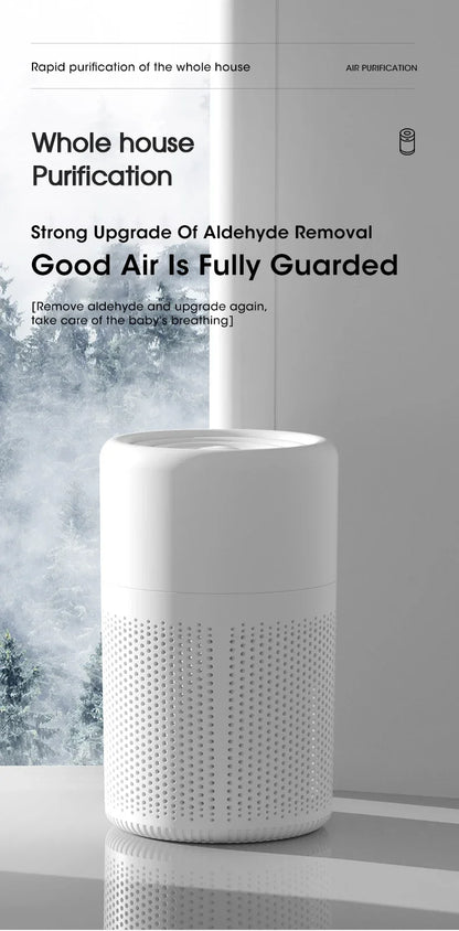 Compact Desktop Air Purifier – Portable HEPA Filter Air Cleaner for Home, Removes Odors and Freshens Air &nbsp;