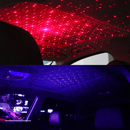 USB LED Starry Sky Projector Light – Car Interior Ambient Light, Spot Lamp, Decorative Atmosphere Lighting