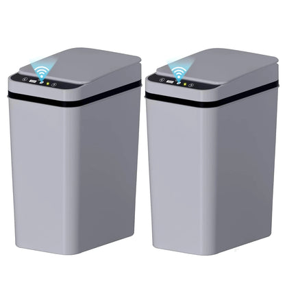 12L Smart Touchless Trash Can – Automatic Motion Sensor Waste Bin with Lid, Waterproof Electric Garbage Bin for Bathroom &amp; Kitchen
