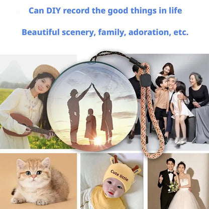 3D Glass Sphere Video Player DIY Art Lamp with Spherical Pixel Display and 360° Surround Sound for Video, Audio, and Gaming