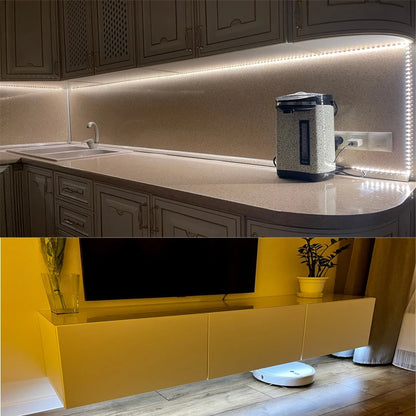 USB 5V LED Strip Light with Switch – Flexible 2835 SMD Light Tape for TV, Monitor, and Home Decoration &nbsp;