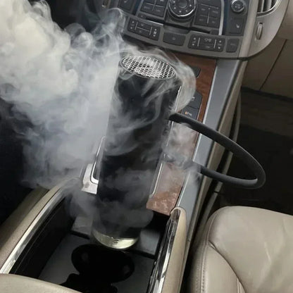 Portable Car Hookah Set with Ceramic Bowl, Acrylic Shisha Pipe & Hose – Travel-Friendly Chicha Smoking Accessory