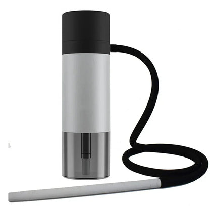 Portable Car Hookah Set with Ceramic Bowl, Acrylic Shisha Pipe & Hose – Travel-Friendly Chicha Smoking Accessory