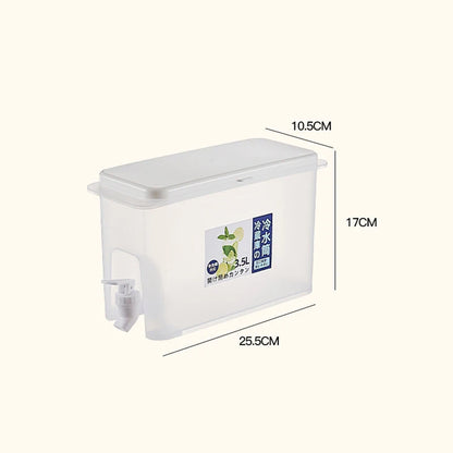 3.5L Water Jug with Tap – Outdoor Drink Dispenser for Cold Juices, Lemonade, and Beverages Storage