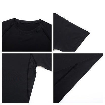 Men's Compression Fitness T-Shirt – Quick-Dry, Tight Fit Sports Top for Running & Gym