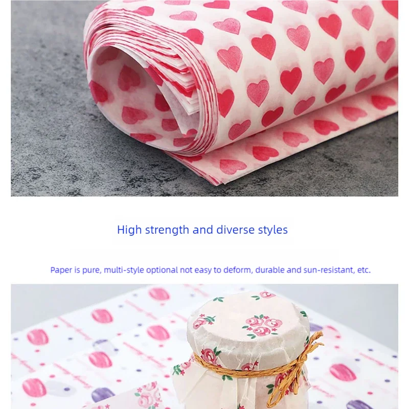 50 Pieces Food-Grade Wax Grease Paper Wrappers – Ideal for Wrapping Bread, Sandwiches, Burgers, Fries, and Baking