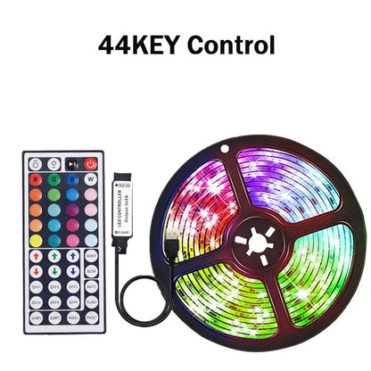 USB-Powered RGB LED Strip Light (1–30M) – 5V Flexible Color-Changing Light Tape for DIY Room &amp; Home Decor