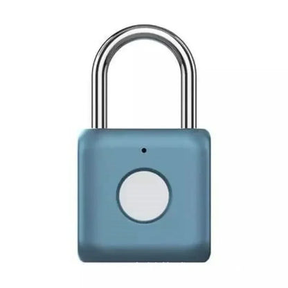 Smart Fingerprint Padlock – Electronic Lock for Luggage, Cabinets, Dorms, and More – Biometric Unlock for Secure Access
