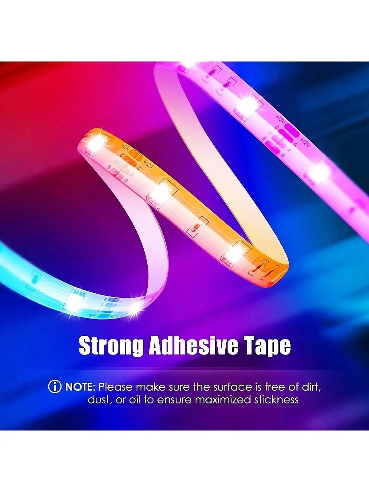 USB-Powered RGB LED Strip Light (1–30M) – 5V Flexible Color-Changing Light Tape for DIY Room &amp; Home Decor