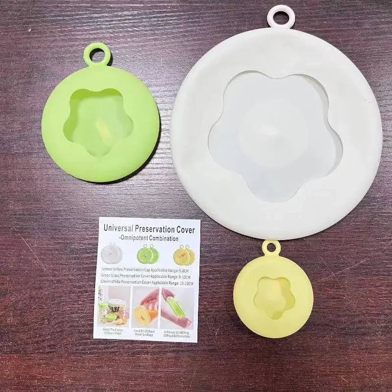 Reusable Silicone Stretch Lids – Flexible Food Covers for Bowls, Cups, Cans, and Containers &nbsp;