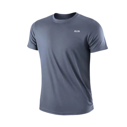 Lightweight Men's Moisture-Wicking Athletic T-Shirt – Quick Dry Short Sleeve Sportswear for Gym, Running & Training