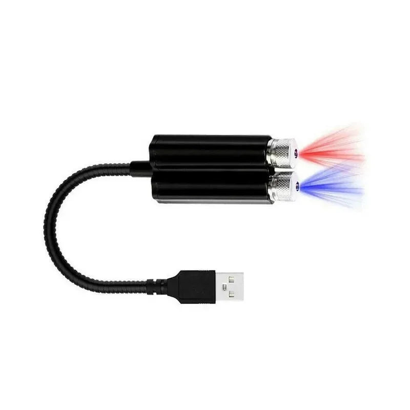 USB LED Starry Sky Projector Light – Car Interior Ambient Light, Spot Lamp, Decorative Atmosphere Lighting