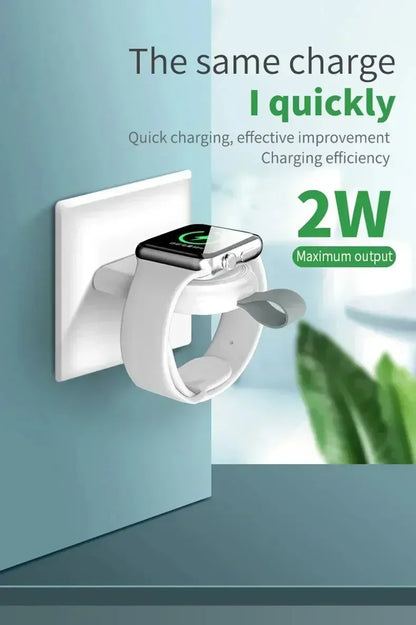 Portable Magnetic Wireless Charging Dock for Apple Watch Series 1 to 10, SE, and Ultra – Travel-Friendly Charging Stand