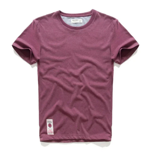 Men’s Cotton Short Sleeve T-Shirt – Casual O-Neck Basic Tee for Summer – Y2K Streetwear Style High-Quality Top &nbsp;