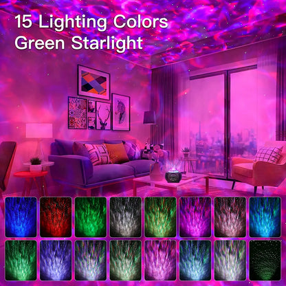 Star, Galaxy, Planet, projector, night light, 15-color Nebula, starry sky light, remote control music, atmosphere light