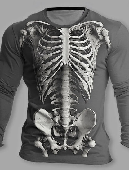 3D Printed Anime Character Long Sleeve T-Shirts for Men – Autumn Oversized O-Neck Sportswear Pullover
