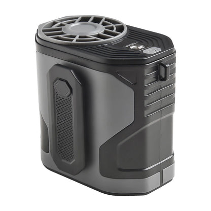 Portable Waist Clip Fan with Adjustable Speeds & LED Light – Hands-Free Cooling for Outdoor Activities
