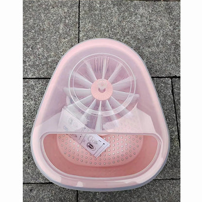 Effortless ABS Vegetable & Fruit Washing Basket – Gentle Lift Design with Drain Function
