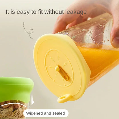 Reusable Silicone Stretch Lids – Flexible Food Covers for Bowls, Cups, Cans, and Containers &nbsp;