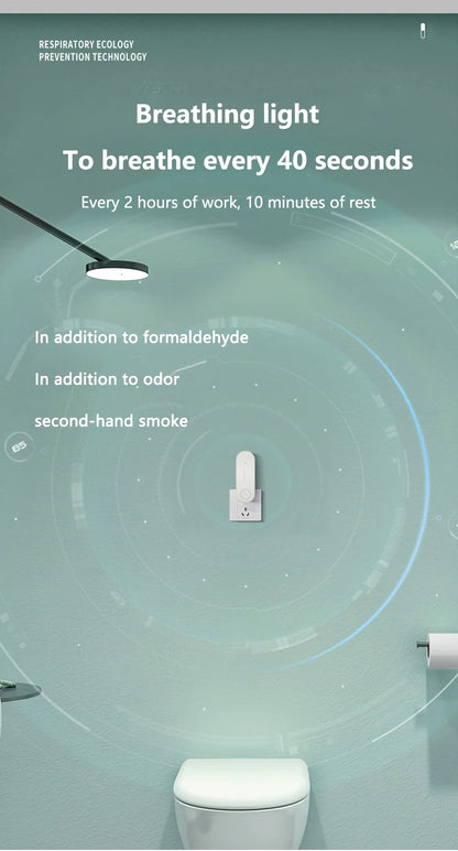 Portable Anion Air Purifier – Ionizer &amp; Deodorizer for Smoke, Dust, Pets, and Odors – Ideal for Toilets, Bedrooms &amp; More