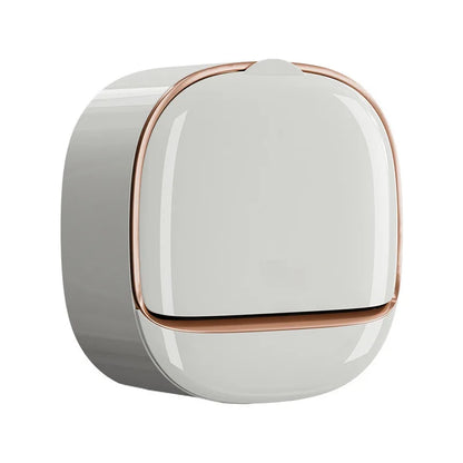 Wall-Mounted Punch-Free High-End Soap Box with Drainage – Household Soap Rack and Storage