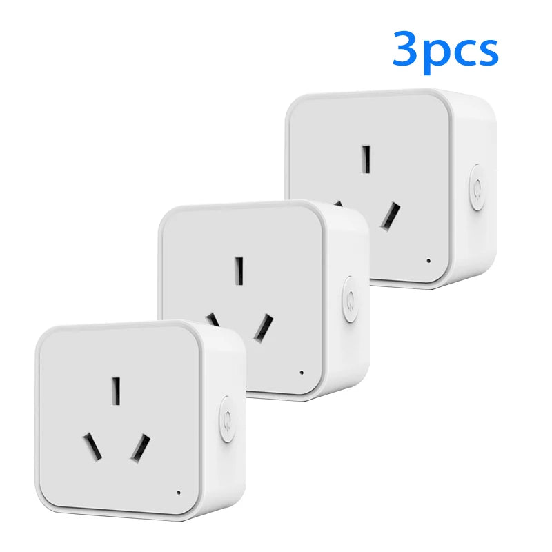 Tuya Zigbee AU Smart Plug with Power Monitoring – Remote Control via Smart Life App, Compatible with Alexa