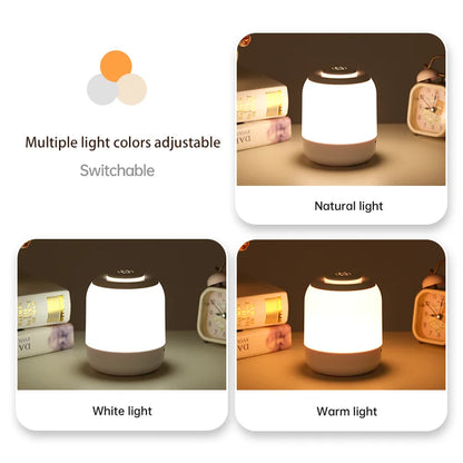Portable USB LED Touch Sensor Night Lamp – Table and Bedside Lamp for Bedroom, Kids, and Gifts &nbsp;