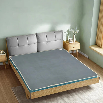 Double Electric Heating Blanket with Automatic Thermostat – 220V Bed Warmer Mattress Pad with EU Plug