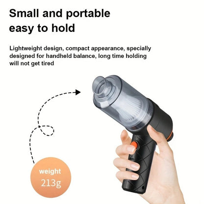 Cordless Wireless Car Vacuum Cleaner 6000Pa Strong Suction Handheld Vacuum for Home, Office, and Car Use