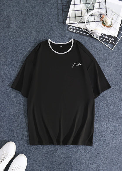 Men’s Summer Casual Crew Neck T-shirt with Unique Geometric Graphic Print — Short Sleeve Outdoor Top