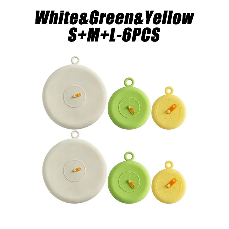 Reusable Silicone Stretch Lids – Flexible Food Covers for Bowls, Cups, Cans, and Containers &nbsp;