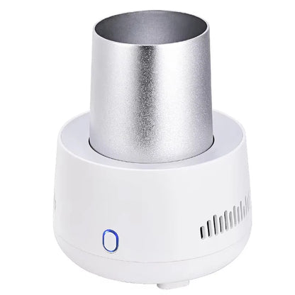 USB Mini Beverage Cooler Cup – Fast Cooling Mug for Soda, Beer, Water & Cans – Portable Drink Chiller for Car & Home Use