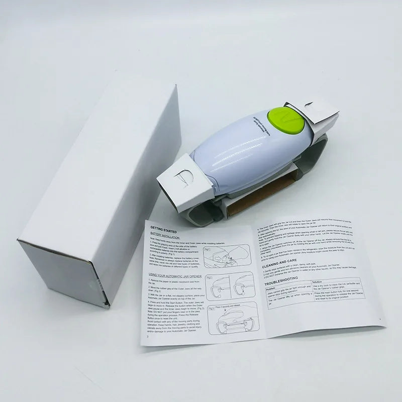 Automatic Electric Can and Jar Opener – Hands-Free Tin Opening Tool for Kitchen Use