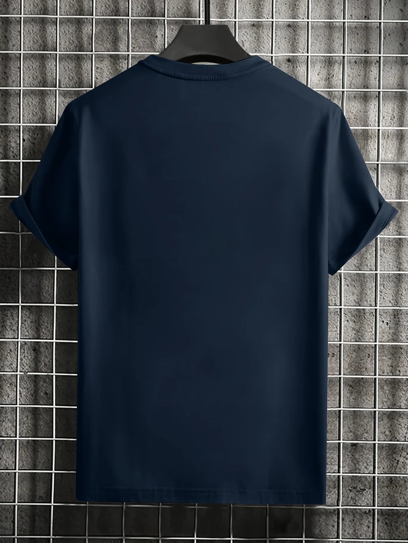 Men’s Summer Casual Crew Neck T-shirt with Unique Geometric Graphic Print — Short Sleeve Outdoor Top