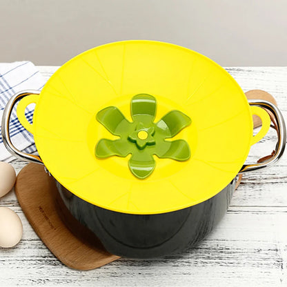Silicone Spill Stopper Lid – Boil-Over Guard Food-Grade Silicone Pot & Pan Cover for Kitchen Use