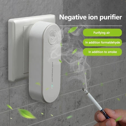 Portable Anion Air Purifier – Ionizer &amp; Deodorizer for Smoke, Dust, Pets, and Odors – Ideal for Toilets, Bedrooms &amp; More
