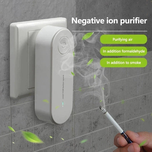 Portable Anion Air Purifier – Ionizer &amp; Deodorizer for Smoke, Dust, Pets, and Odors – Ideal for Toilets, Bedrooms &amp; More