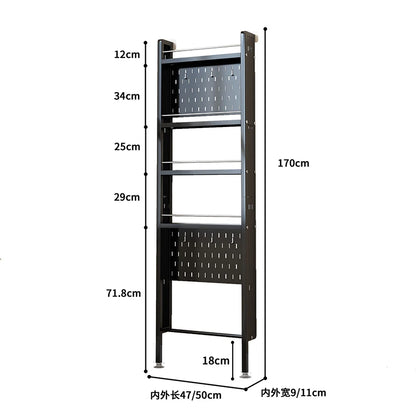 Wall-Mounted Bathroom Corner Shelf – Perforated Organizer Rack for Shampoo, Toothbrush, and Toiletries