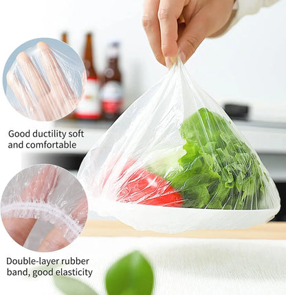 Reusable Elastic Food Bowl Covers – BPA-Free Plastic Wrap Alternative for Plates, Bowls, Leftovers, Fruits &amp; Vegetables
