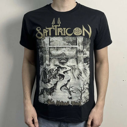 Satyricon "Dark Medieval Times" Graphic T-Shirt – Black Metal Band Tee