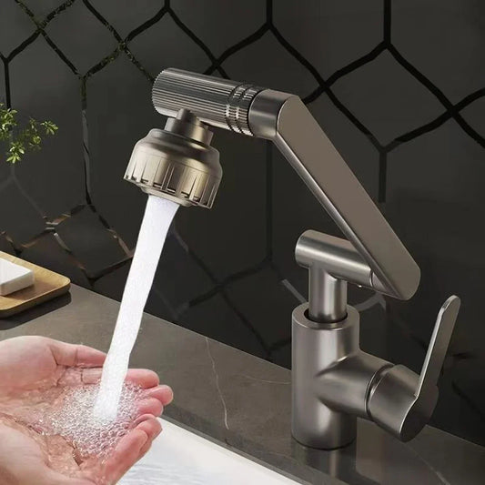 1080° Rotating Basin Faucet – Hot & Cold Multi-Function Booster Tap for Bathroom & Kitchen Use