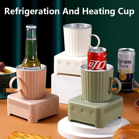 Portable Mini Electric Refrigerator – Instant Quick Cooling Drink Cooler for Home & Office