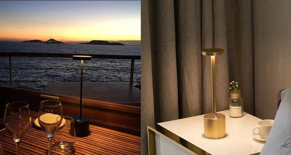 Rechargeable LED Night Light Table Lamp – Portable USB Desk Lamp for Bedroom, Restaurant, Hotel, Bar, and Living Room Decor &nbsp;