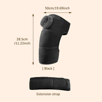 Rechargeable Electric Shoulder Massager with Heating & Vibration – Thermal Therapy Belt for Knee & Arthritis Pain Relief